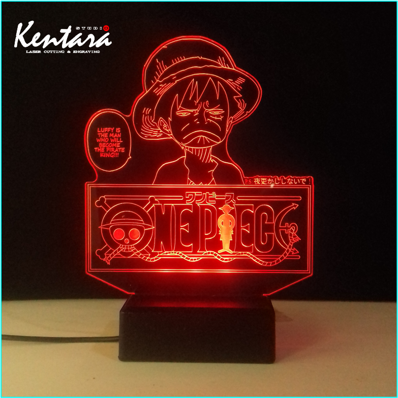 Jual Lampu Hias Akrilik Led Luffy One Piece | Shopee Indonesia
