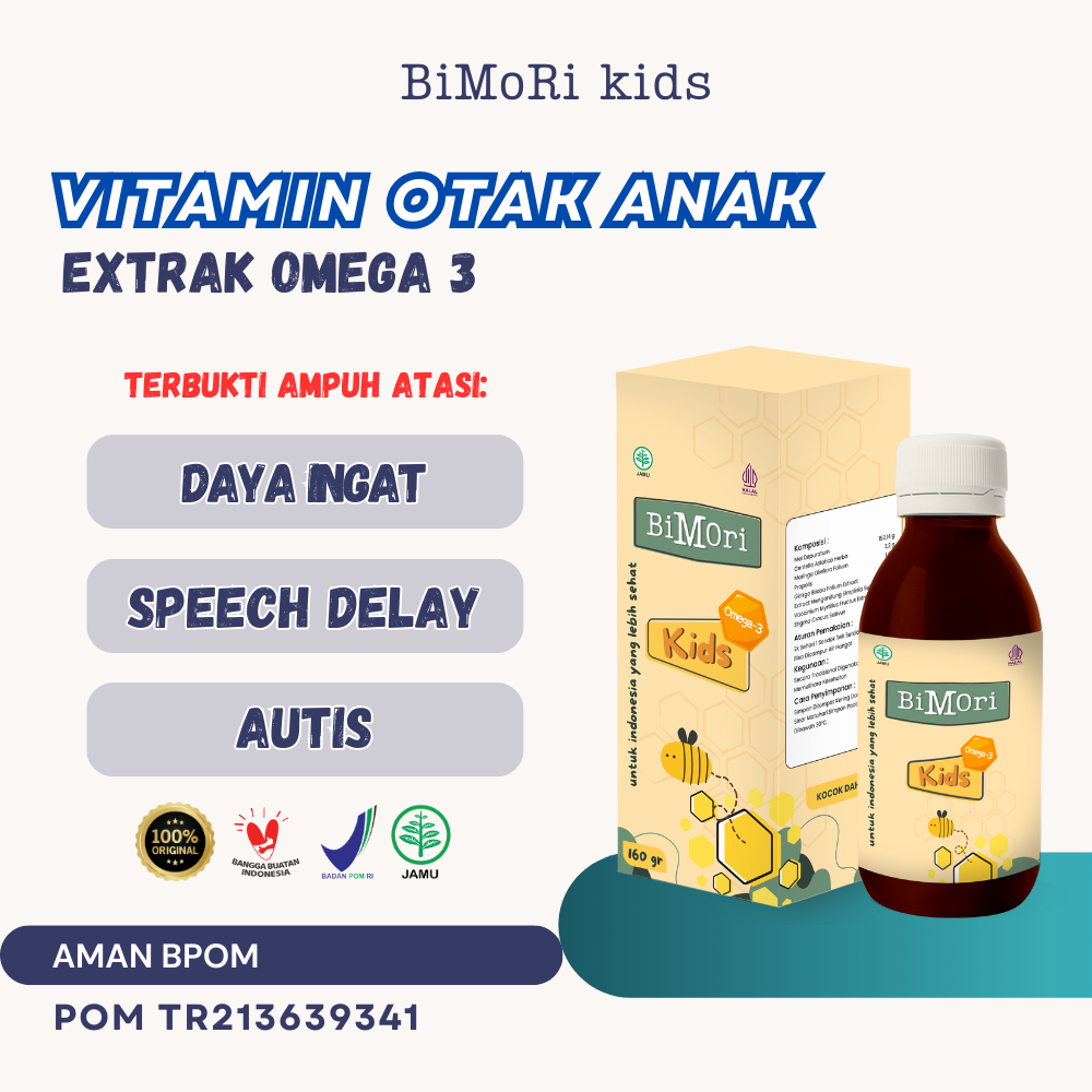 Jual Bimori Kids Vitamin Omega 3 Anak Vitamin Daya Ingat Anak Dan
