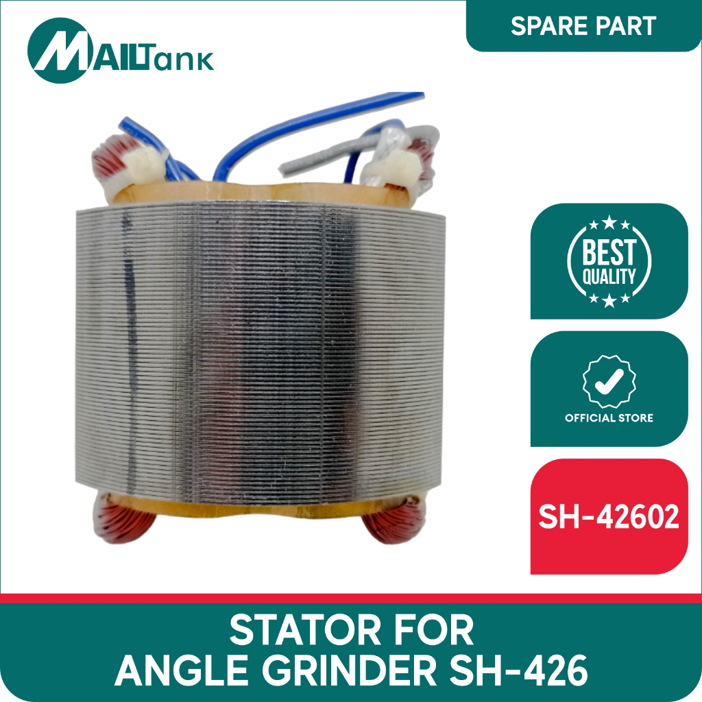 Jual MAILTANK SH42602 SPARE PART STATOR UNTUK MESIN GERINDA TANGAN