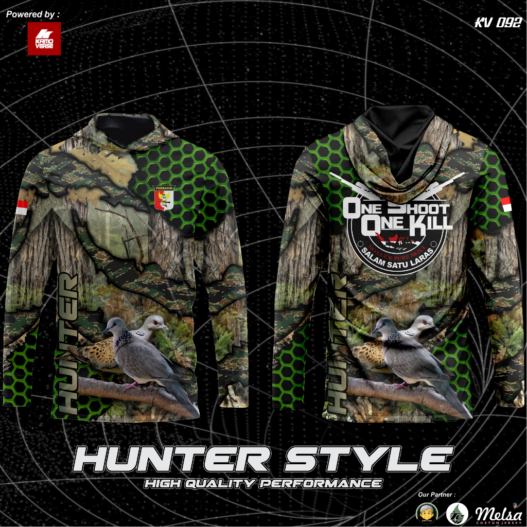 Jual BAJU JERSEY BERBURU TEKUKUR MOTIF CAMO KEKINIAN | PERBAKIN ...