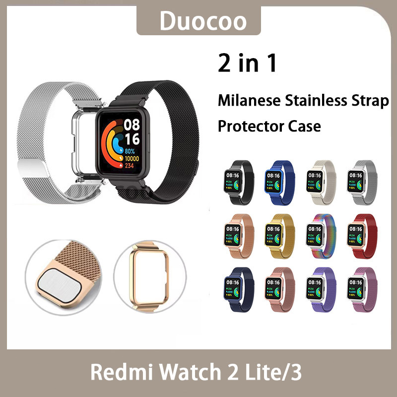  Metal Band Intended for Xiaomi Redmi Watch 3 Active/ Redmi  Watch 3 Lite Watch Band for Women Men Metal Stainless Steel Band  Replacement Strap Bracelet for Xiaomi Redmi Watch 3 Active