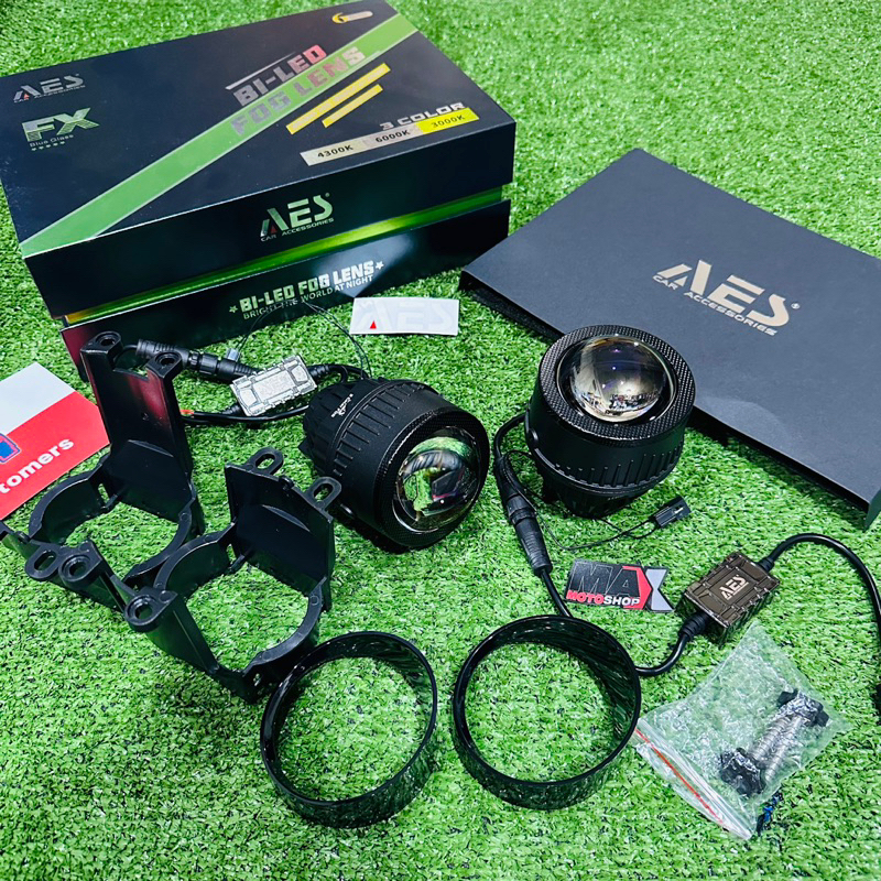Jual PROJECTOR BILED FOGLAMP AES FX BLUELENS 3warna TOYOTA HONDA ...