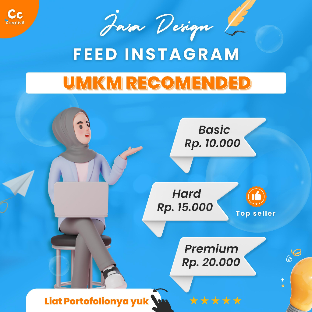 Jual Jasa Design Feed Instagram Bebas Revisi | Design Feed Instagram ...