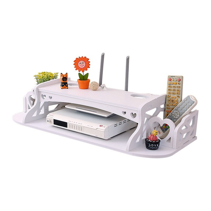 Jual Rak Dinding Tempel Minimalis Set Top Box Receiver DVD Modem Tempat ...