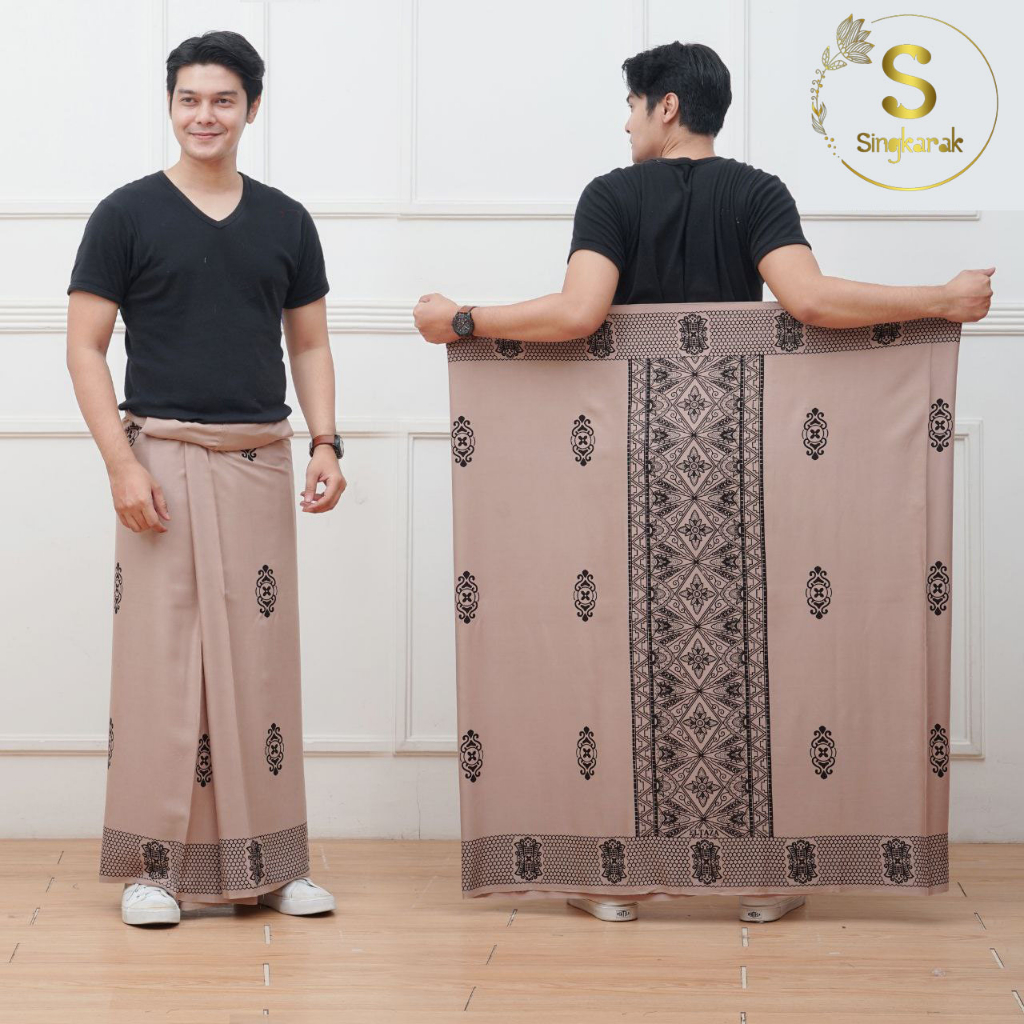 Sarung Batik Sarang Tawon  Dewasa Rayon Super Batik Singkarak