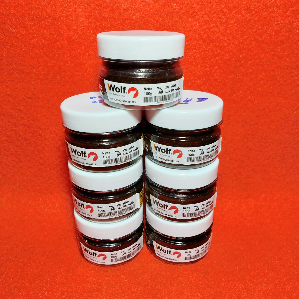 Jual Wolf Grease Minyak Gemuk Jelly Transparan Hi-Temp 400 Synthetic ...