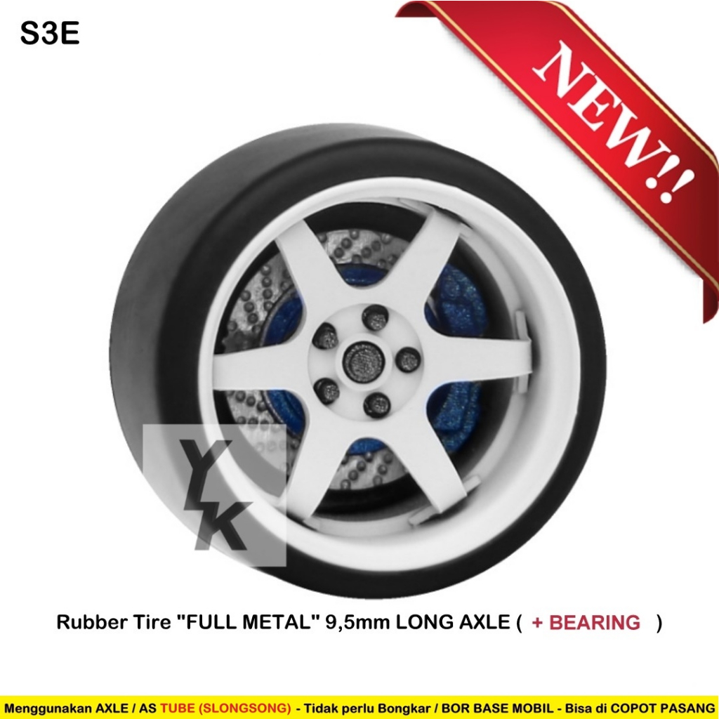Jual CARLOMO Rubber Tire PREMIUM S CLASS RIMS TE37 Long Axle Varian ...