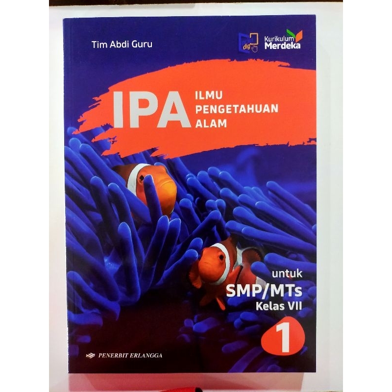 Jual Buku Pelajaran Ipa Ilmu Pengetahuan Alam Kelas Vii Smp Mts Kurikulum Merdeka Penerbit