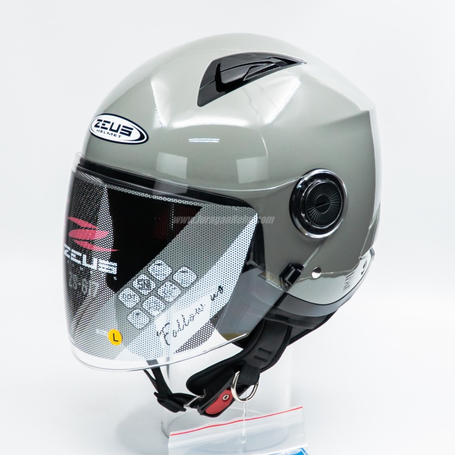 Jual Helm Zeus Zs Audi Grey Shopee Indonesia