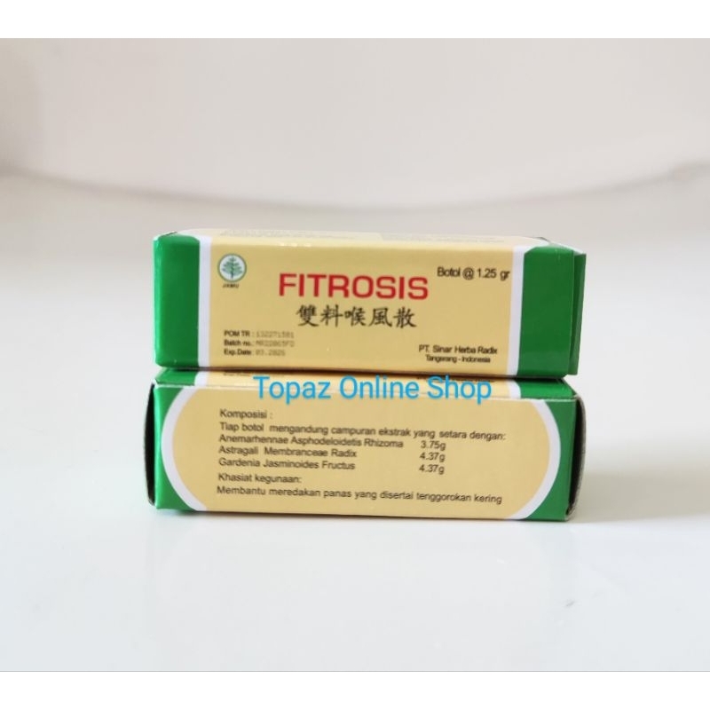 Jual fitrosis - obat sariawan / tenggorokan kering / panas dalam