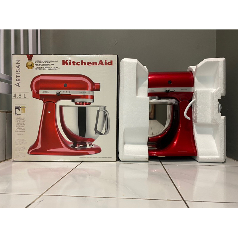 Jual KitchenAid Artisan Series 4,8 L Stand Mixer Merah 5KSM150PSEER ...