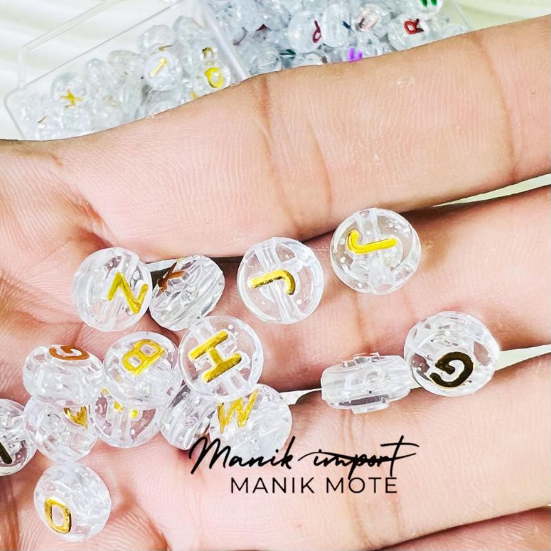Jual Manik Manik Huruf Glitter (15gr) | Shopee Indonesia