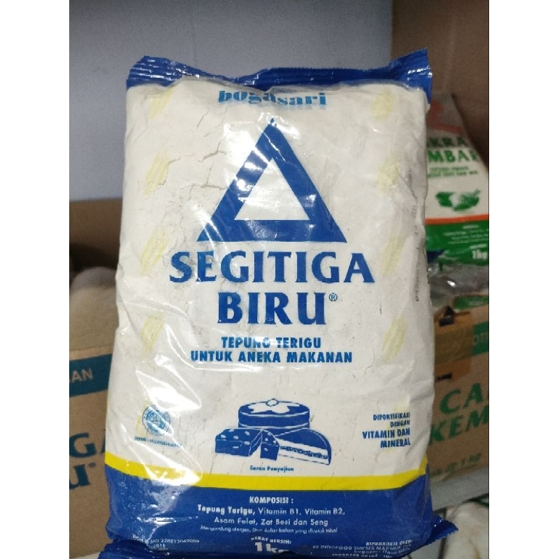 Jual Tepung Terigu Segitiga Biru 1 Kg | Shopee Indonesia