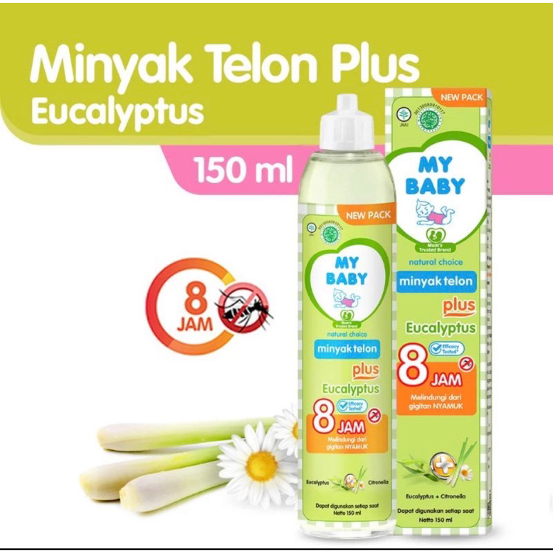 Jual MY BABY MINYAK TELON PLUS EUCALYPTUS DAN LAVENDER 150ML | Shopee