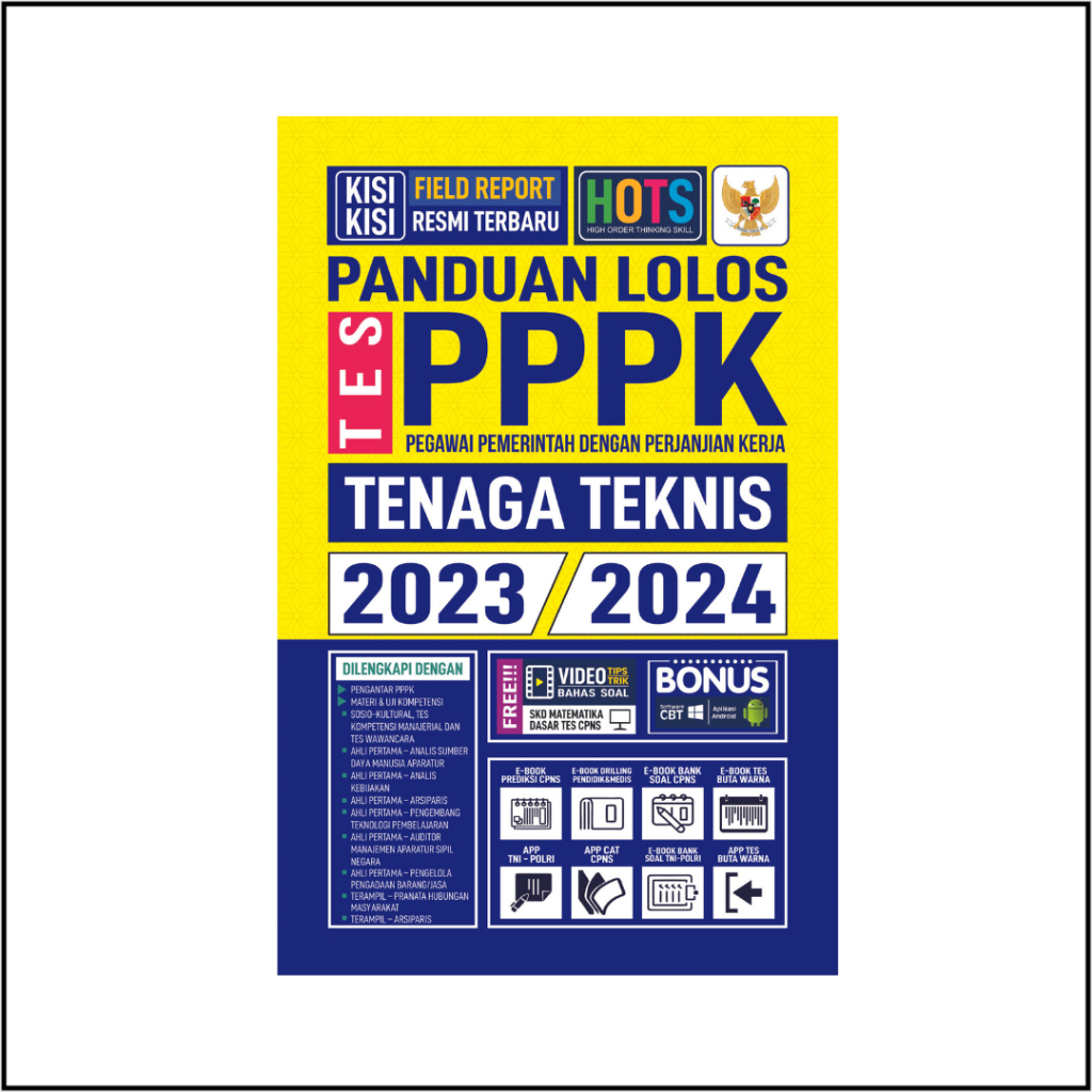 Jual BUKU PPPK TENAGA TEKNIS TAHUN 2024 | Shopee Indonesia