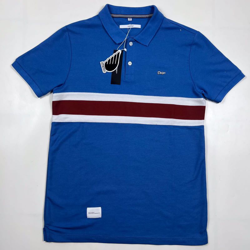 Jual Polo Shirt Pria Kaos Kerah Pria Kaos Kerah Salur Shopee Indonesia