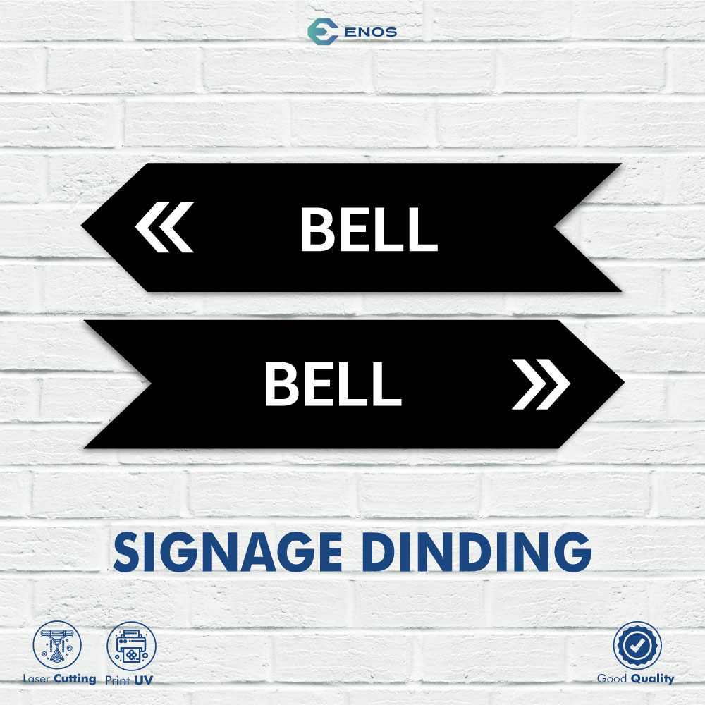 Jual SIGN SIGNAGE BEL / PAPAN TANDA PETUNJUK PENUNJUK ARAH BELL / BAHAN ...