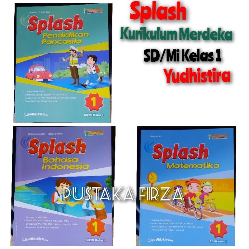 Jual SPLASH Kurikulum Merdeka Kelas 1 SD/Mi Bahasa Indonesia.Matematika ...