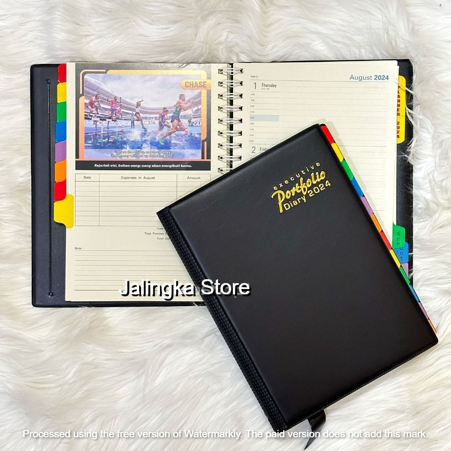 Jual Buku Agenda Executive Portfolio Diary Tahun 2024 Shopee Indonesia