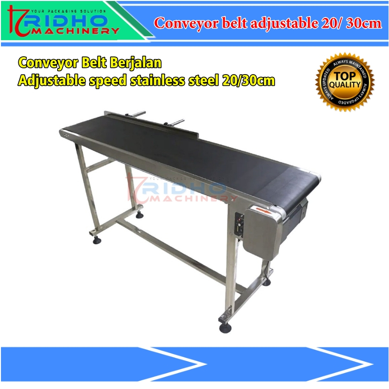 Jual Mesin Conveyor Belt Ban Berjalan Adjustable Speed Stainless Steel ...