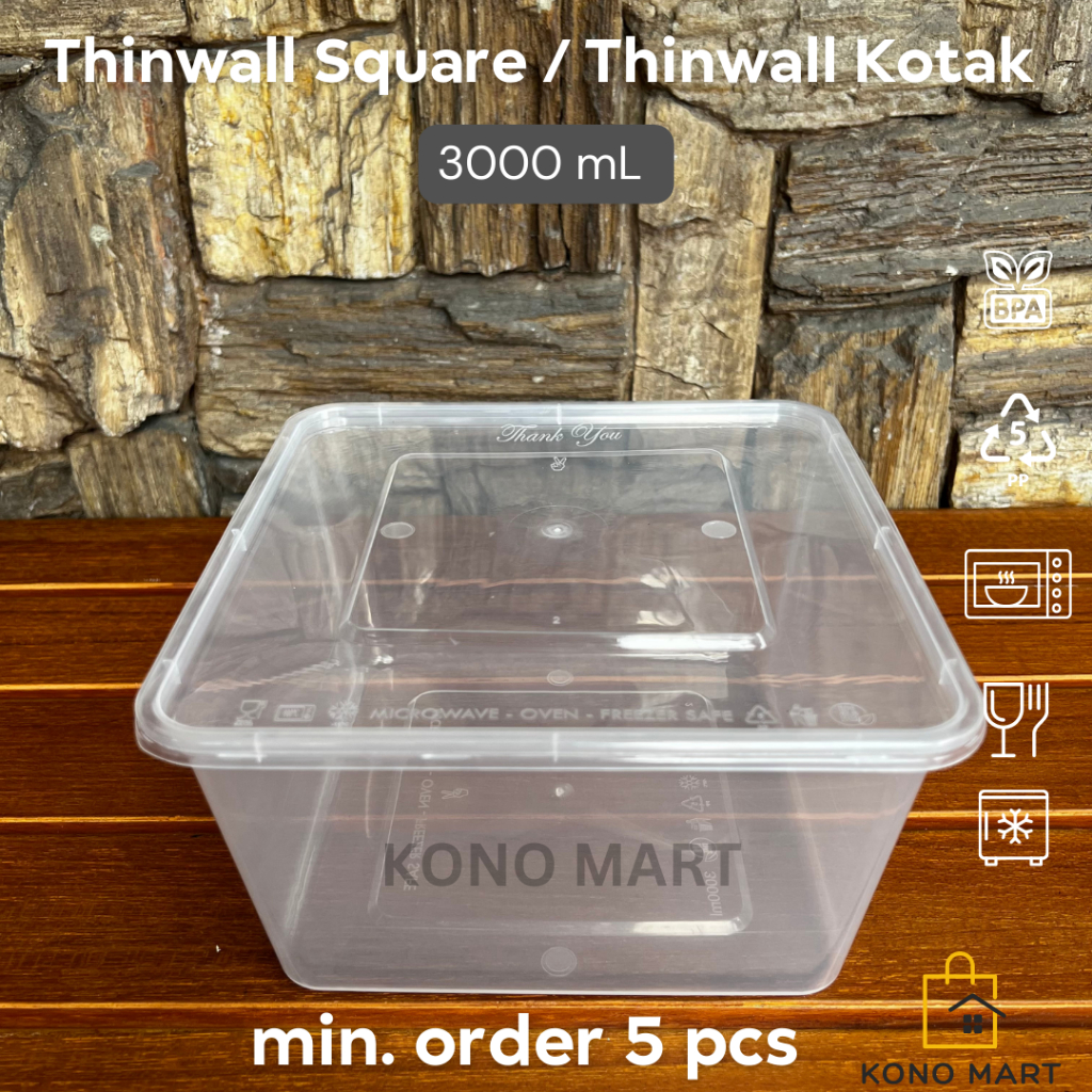 Jual Ecer Min Order Pcs Thinwall Merk Victory Square Ml Ml