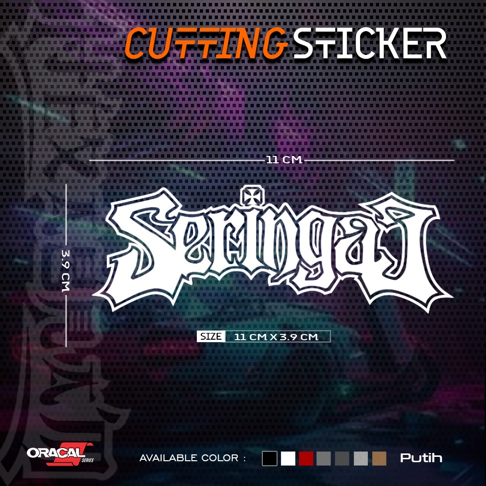 Jual Cutting Sticker SERINGAI Band | Stiker Band Seringai | Seringai ...
