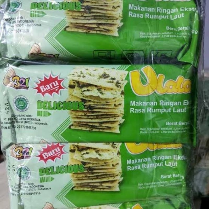 Jual Ulala Snack Rumput Laut Jagung Manis Sapi Panggang Netto 10