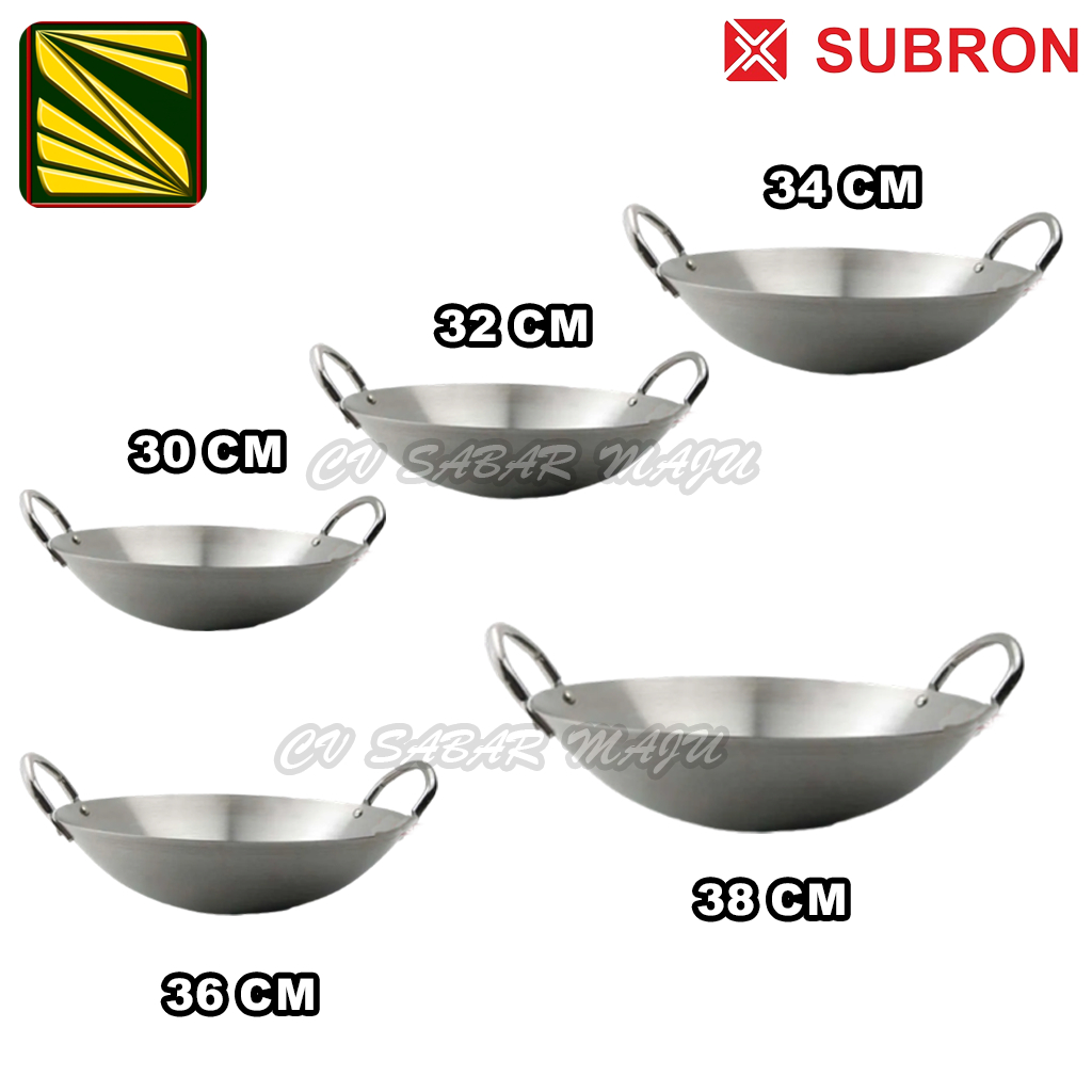 Jual Subron Wajan Penggorengan Stainless Tebal Cm