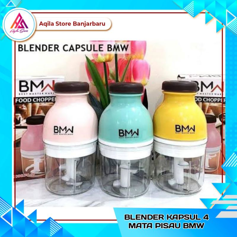 Jual Blender Kapsul BMW 4 Mata Pisau / Food Chopper Mini GSF / Blender