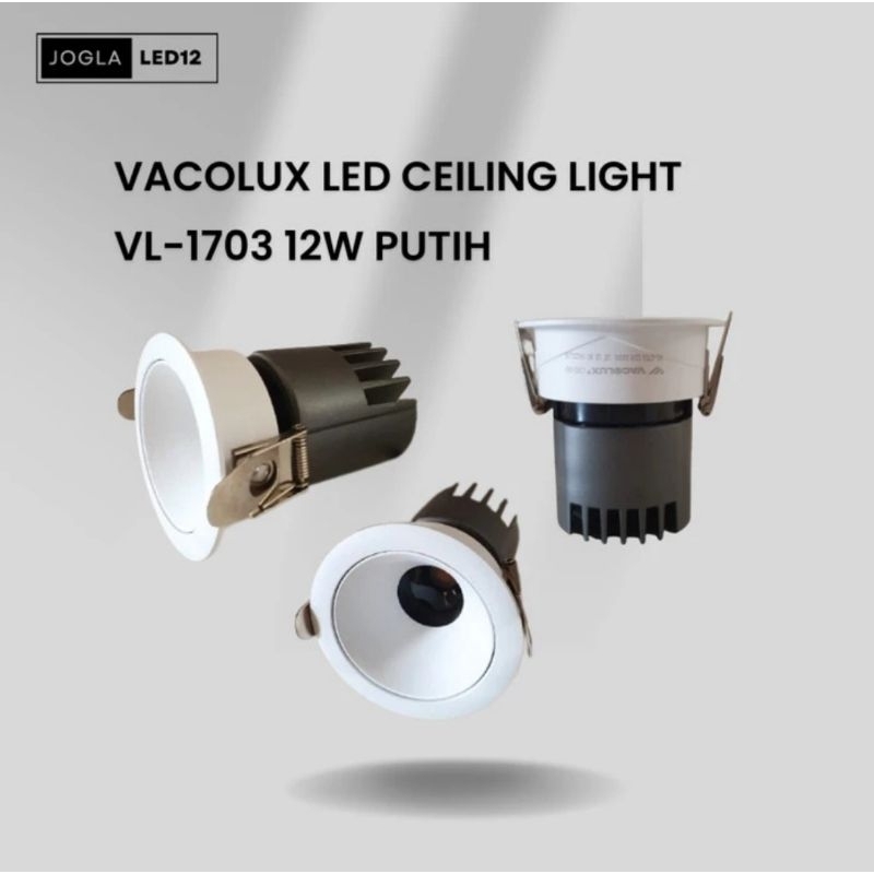 Jual Downlight LED COB Spot Inbow / Led Ceiling Light 12 Watt Body ...