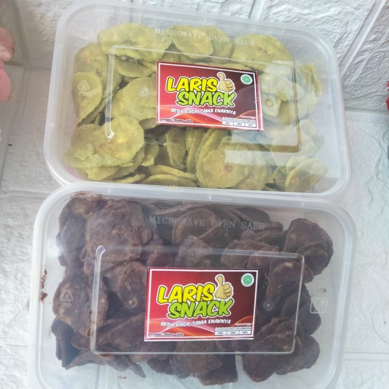 Jual Kripik Pisang Coklat Kemasan Box 500ml Shopee Indonesia