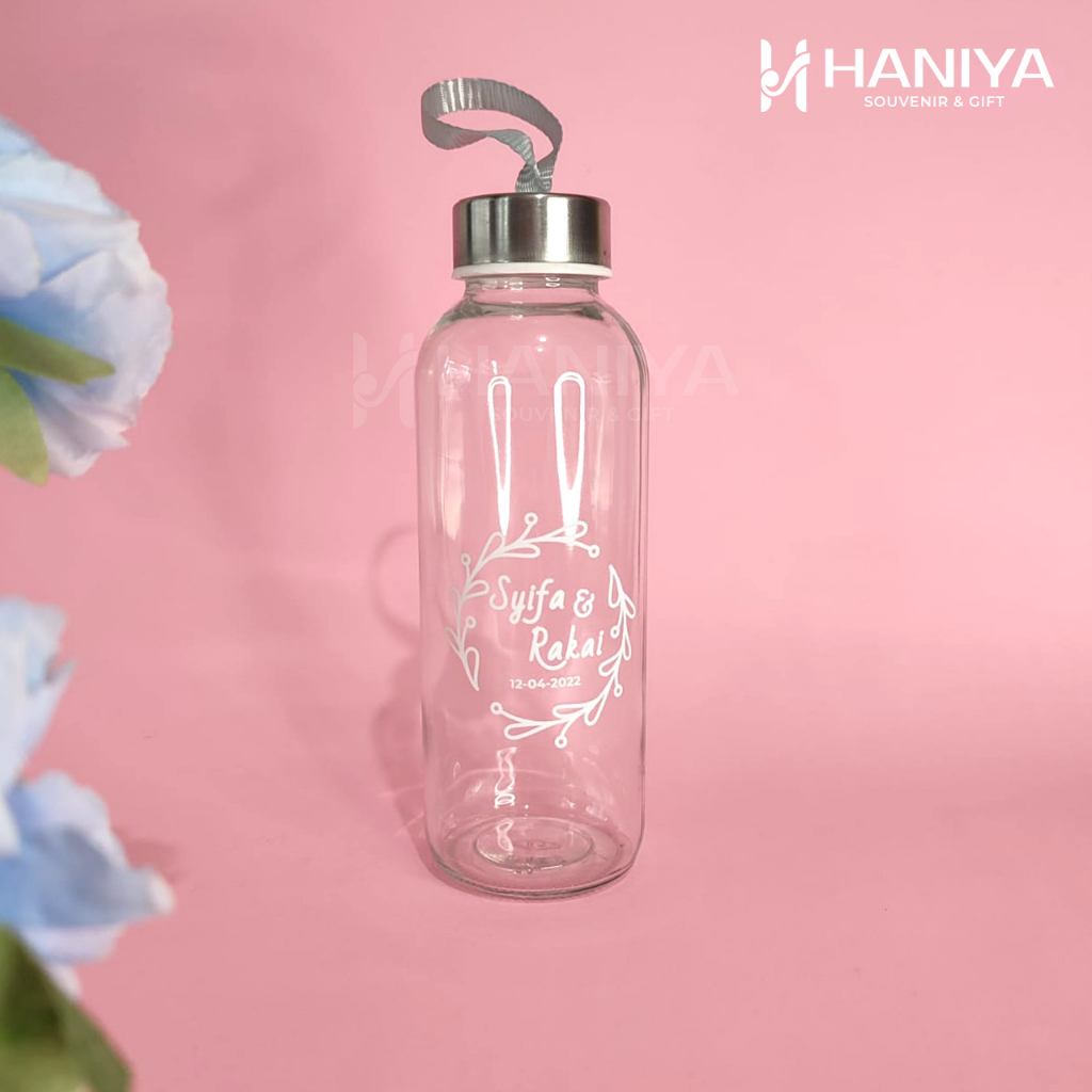 Jual Souvenir Tumbler Kaca 420 Ml Bening Sovenir Tumbler Kacabotol Minum Kaca Sablon Shopee 4613