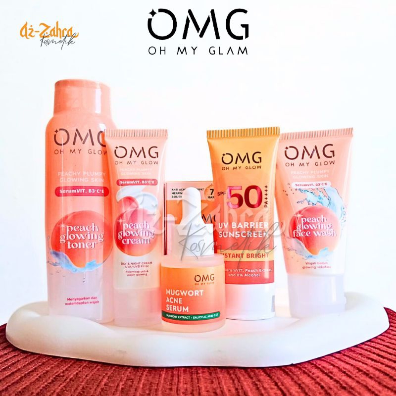 Jual Omg Oh My Glow Paket Acne Lengkap Plus Sunscreen Shopee Indonesia