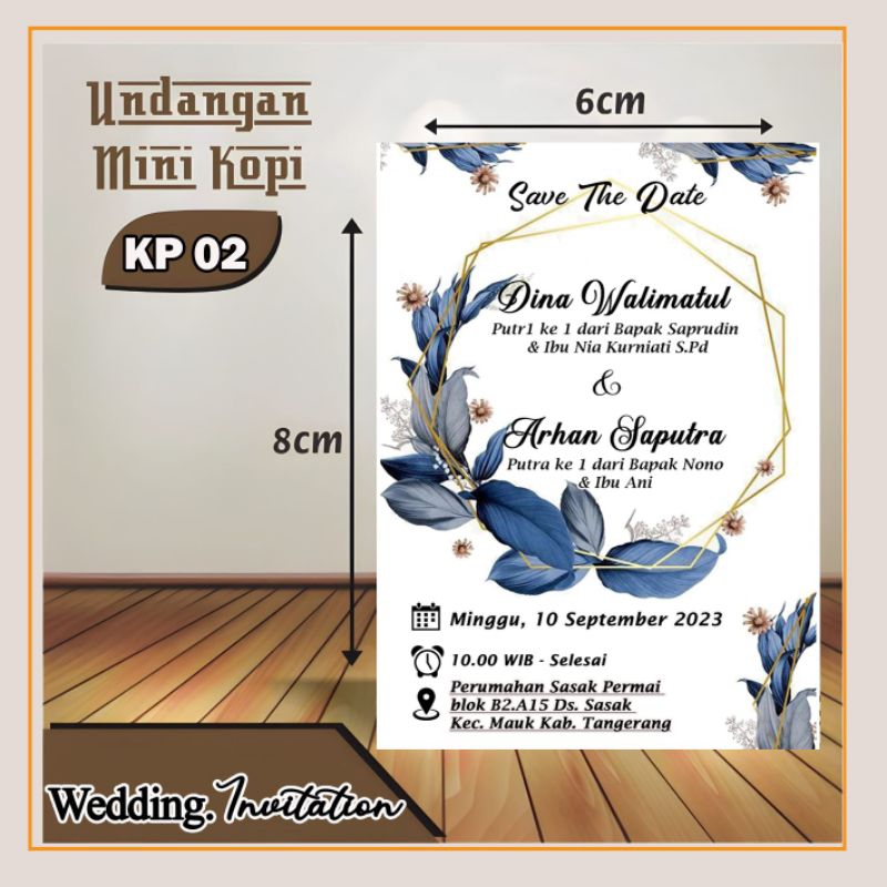 Jual Undangan Mini Kopi undangan mini kopi undangan pernikahan