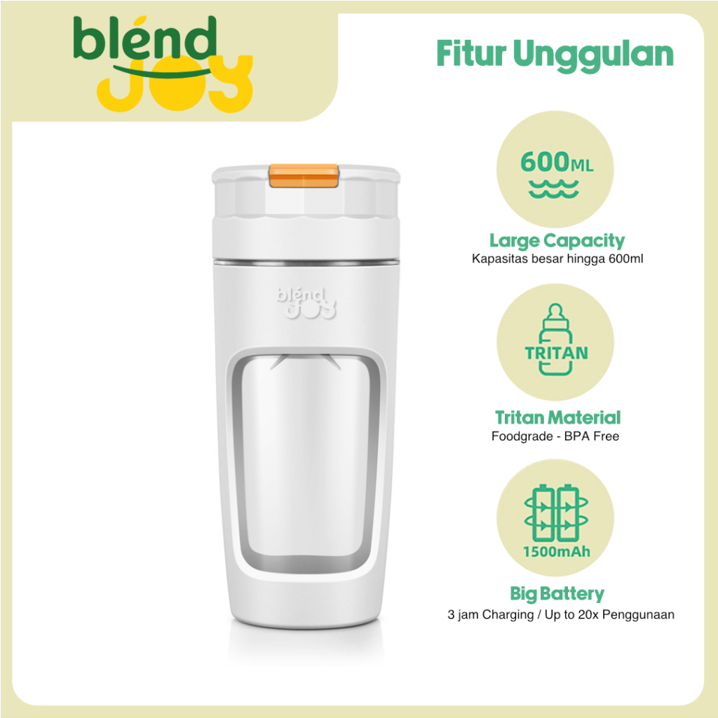 Jual [BERGARANSI] Big Blendjoy Portable Blender Original - Blender