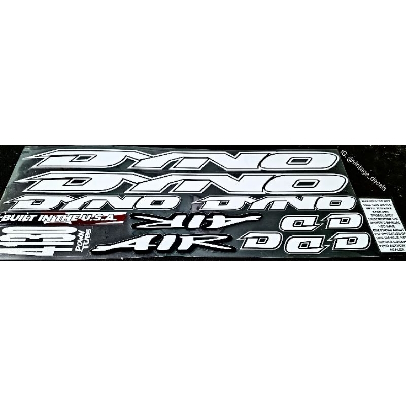 Jual sticker decals replacement Dyno AIR Shopee Indonesia