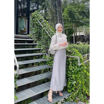 JOSI Rok Satin Silk Premium Satin Silk Skirt Rok Wanita Korean Skirt