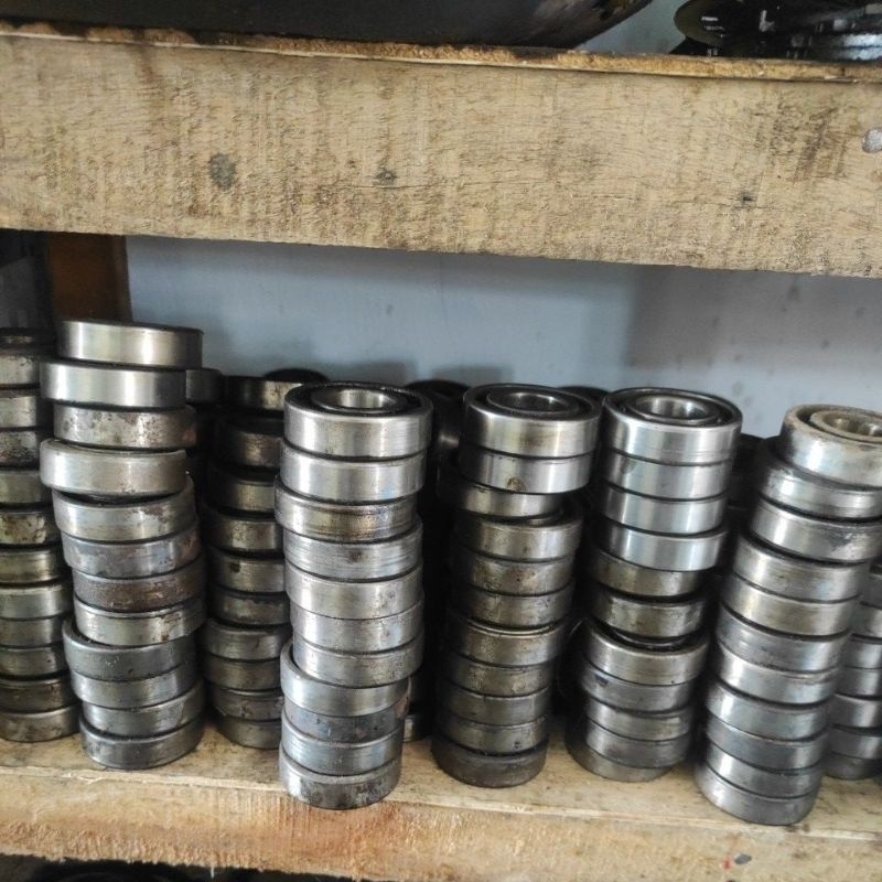 Jual Laher bearing bering 6205 bekas kruk as motor klaker bahan as roda ...