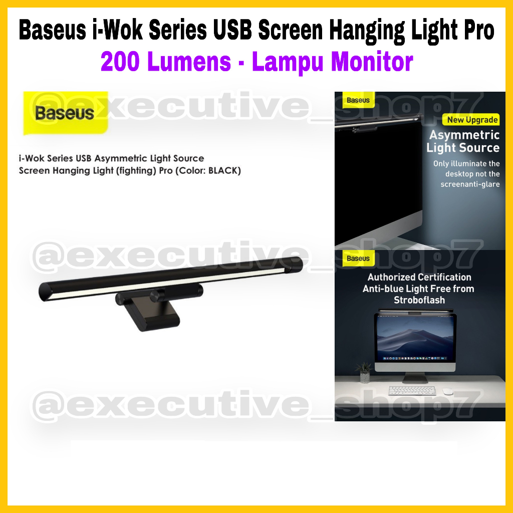 Jual Baseus I Wok Series Usb Screen Hanging Light Pro Lumens