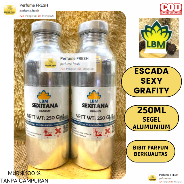 Jual Escada Sexy Grafity 250 Ml Segel By Bibit Lbm Lbm Bibit Parfum Escada Perfume