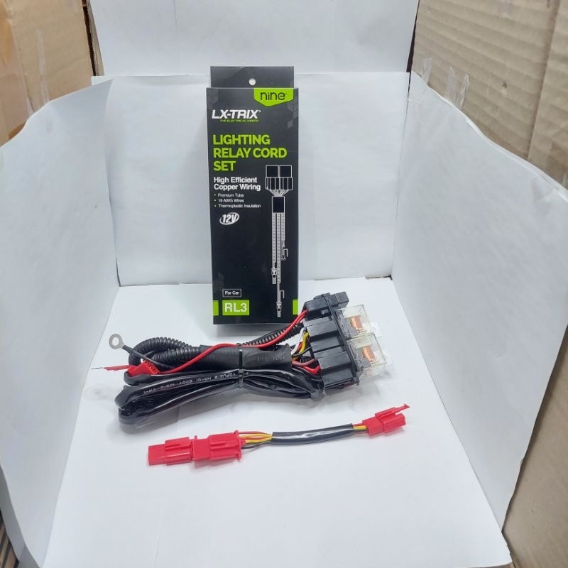 Jual NINE LX TRIX KABEL RELAY SET LAMPU LED SOROT LED TEMBAK MOBIL NINE ...