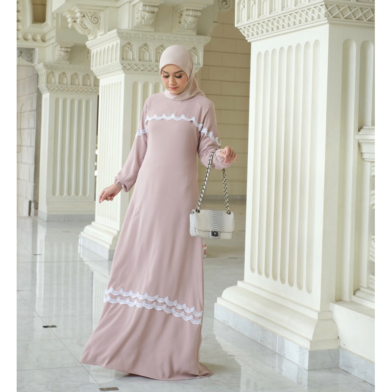 Jual Ounadoutfit Fatimah dress wanita premium dress kondangan baju