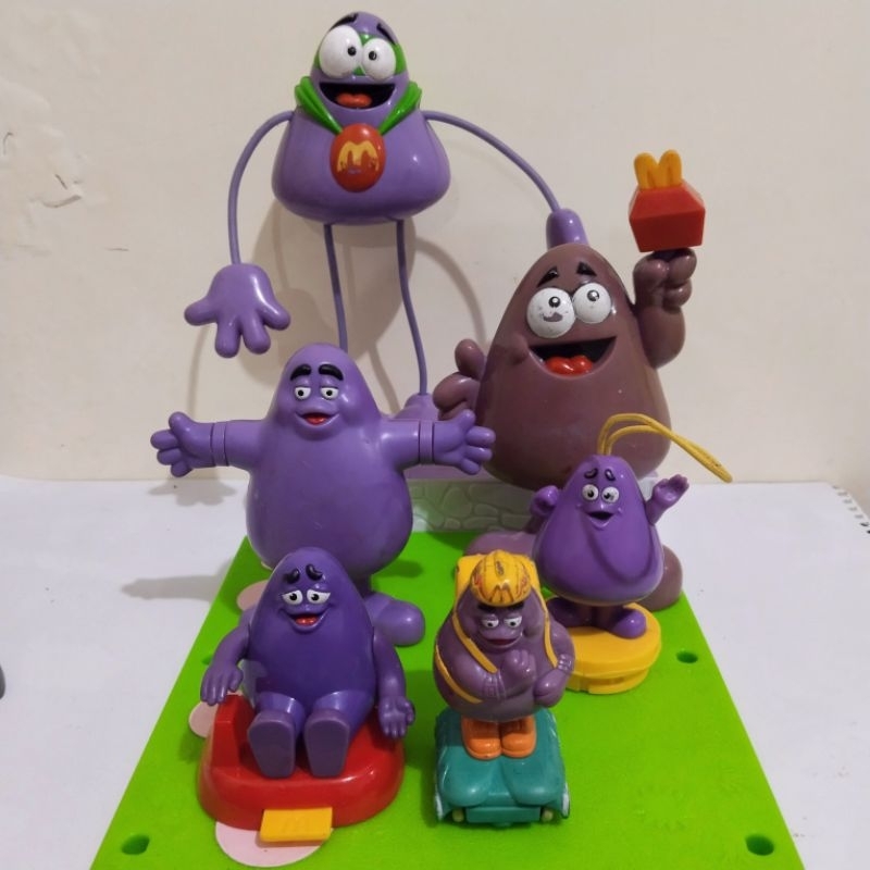 Jual Figure Happy Meal Maskot McD - GrimAce (Si Ungu) / Mascot ...