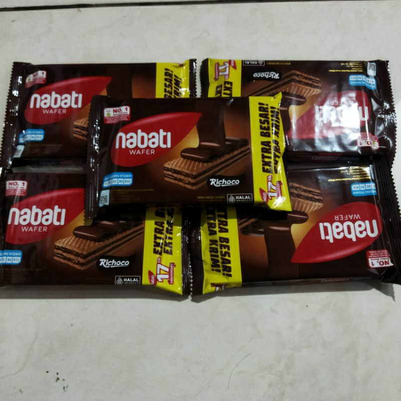 Jual Wafer Nabati Coklat 2000an(7pcs) | Shopee Indonesia