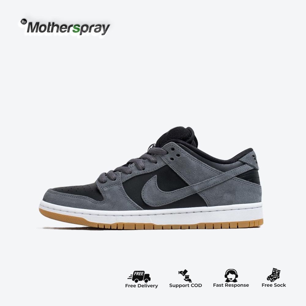 Jual Nike Sb Dunk Low Trd Dark Grey Black White Ar0778 001 Shopee Indonesia 