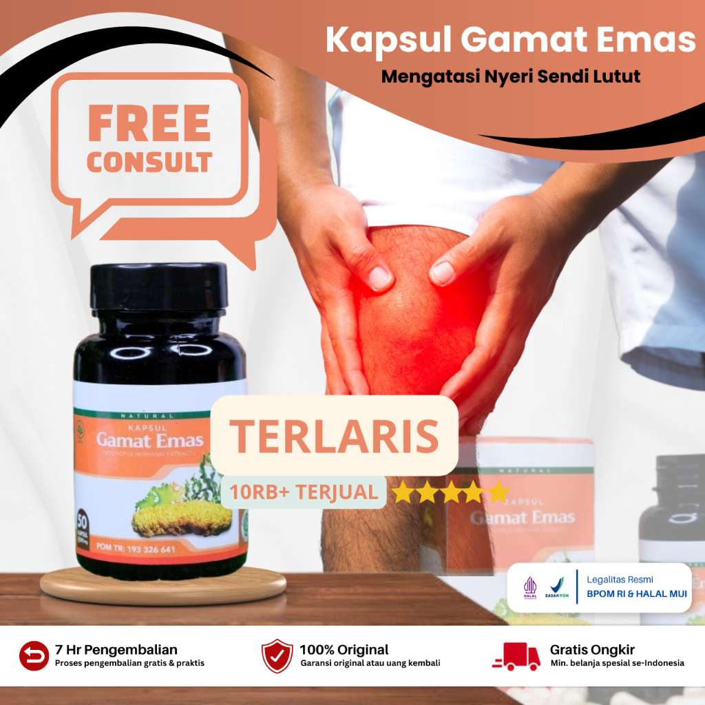 Jual Obat Sakit Lutut / Nyeri Sendi Lutut / Lutut Sakit Saat Digerakkan