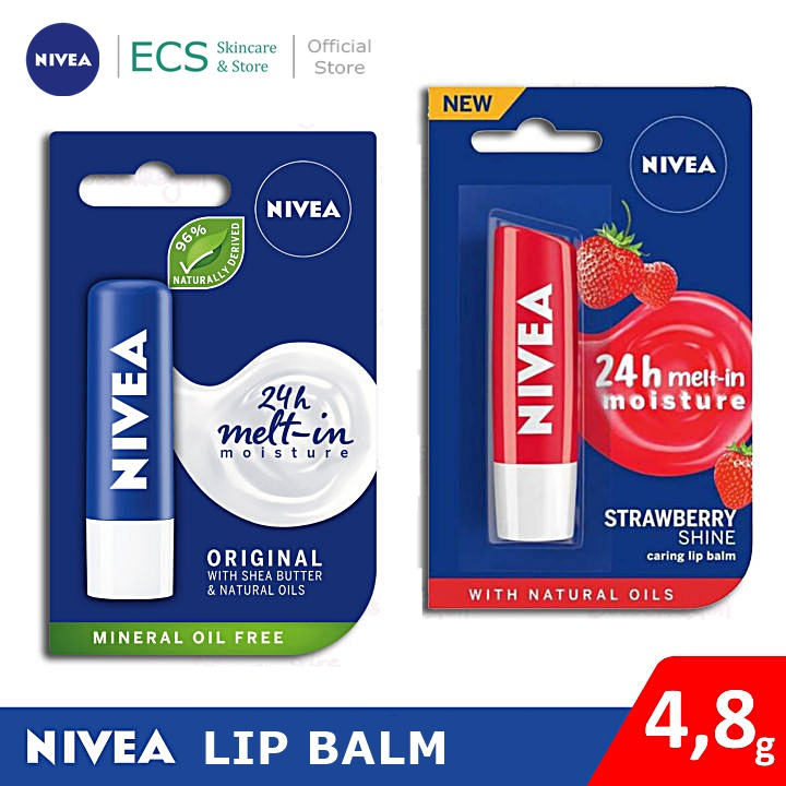 Jual Nivea Lip Balm Pelembab Bibir (Lip Care) Original Essential