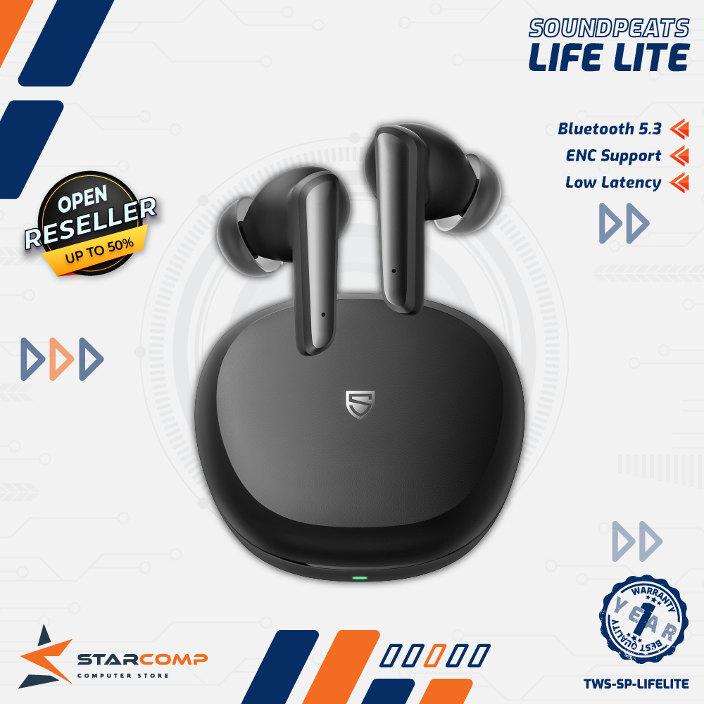 Jual Soundpeats Life Lite Wireless True Earbuds TWS Bluetooth Earphone ...