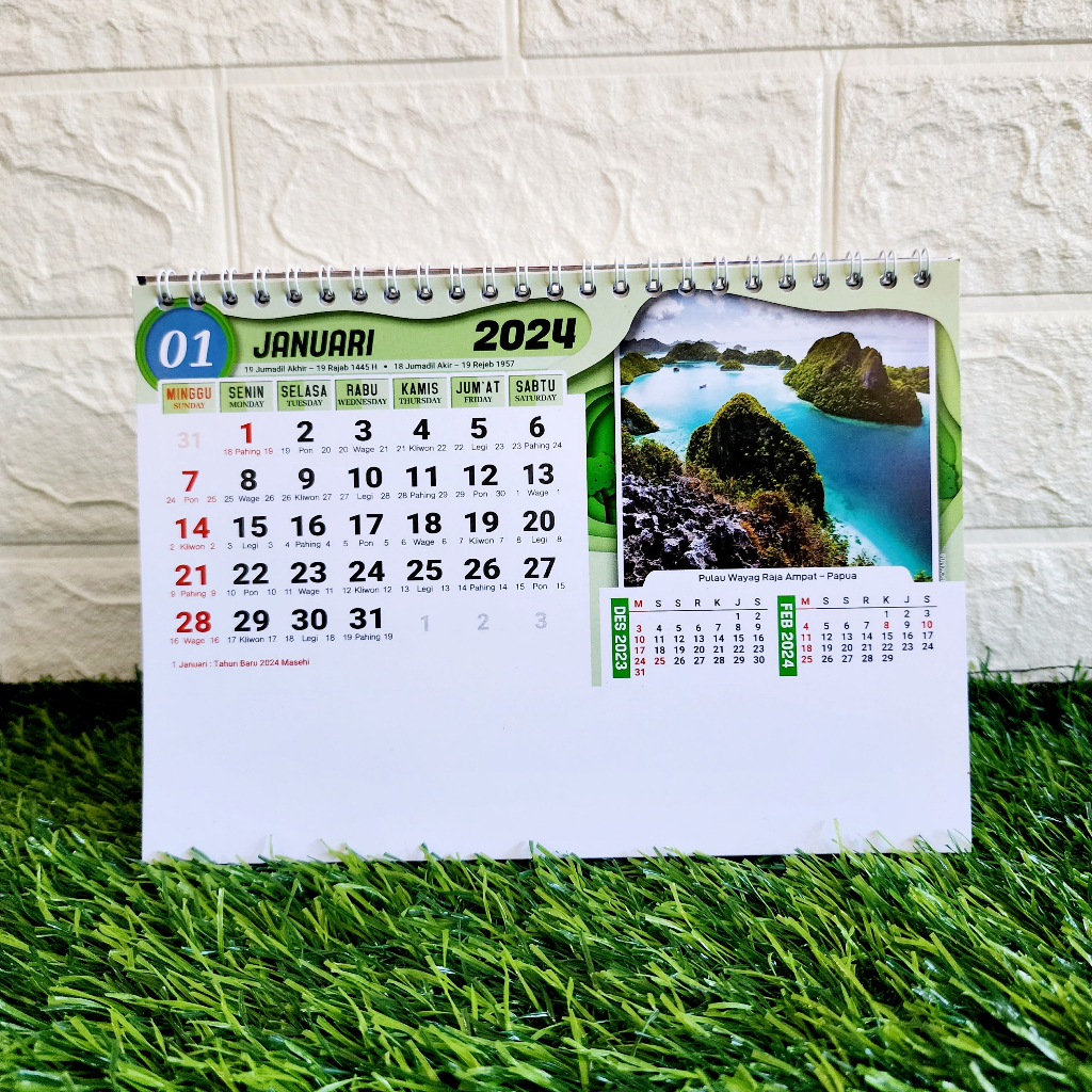 Jual KALENDER MEJA / KALENDER DUDUK TAHUN 2024 MOTIF / GAMBAR ...