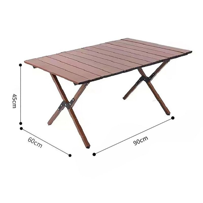 Jual Meja Lipat Outdoor Portable Camping Folding Table Aluminium 90cm ...